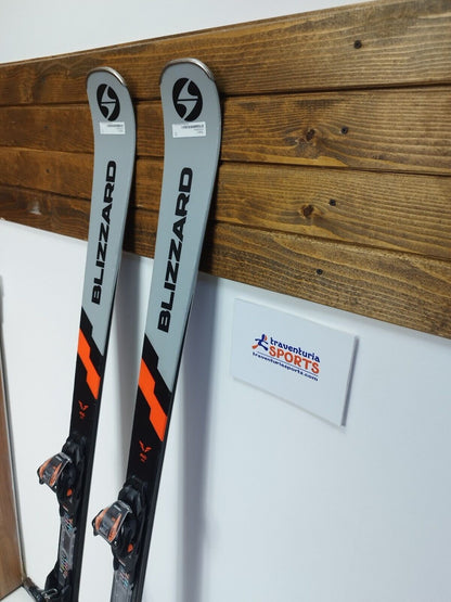 Skis Blizzard Firebird RC CA 166 cm + fixations Marker 10 pour sports d'hiver et plaisirs de la neige