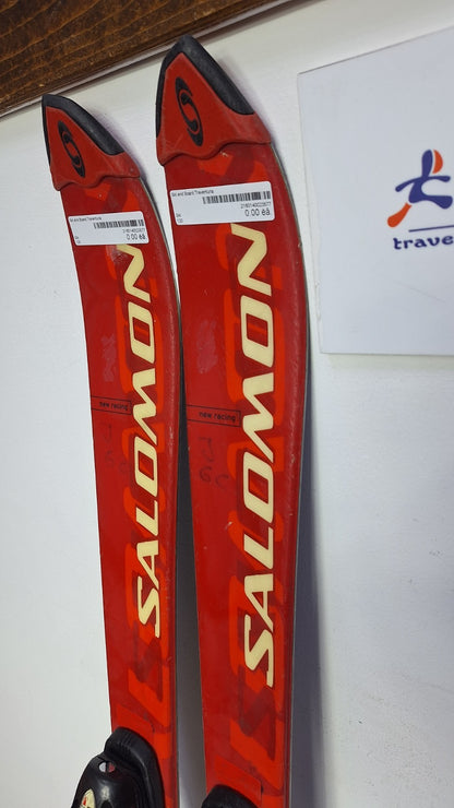 Salomon Equipe 9T 120cm Ski + Tyrolia 4.5 Bindings Winter Sport Fun