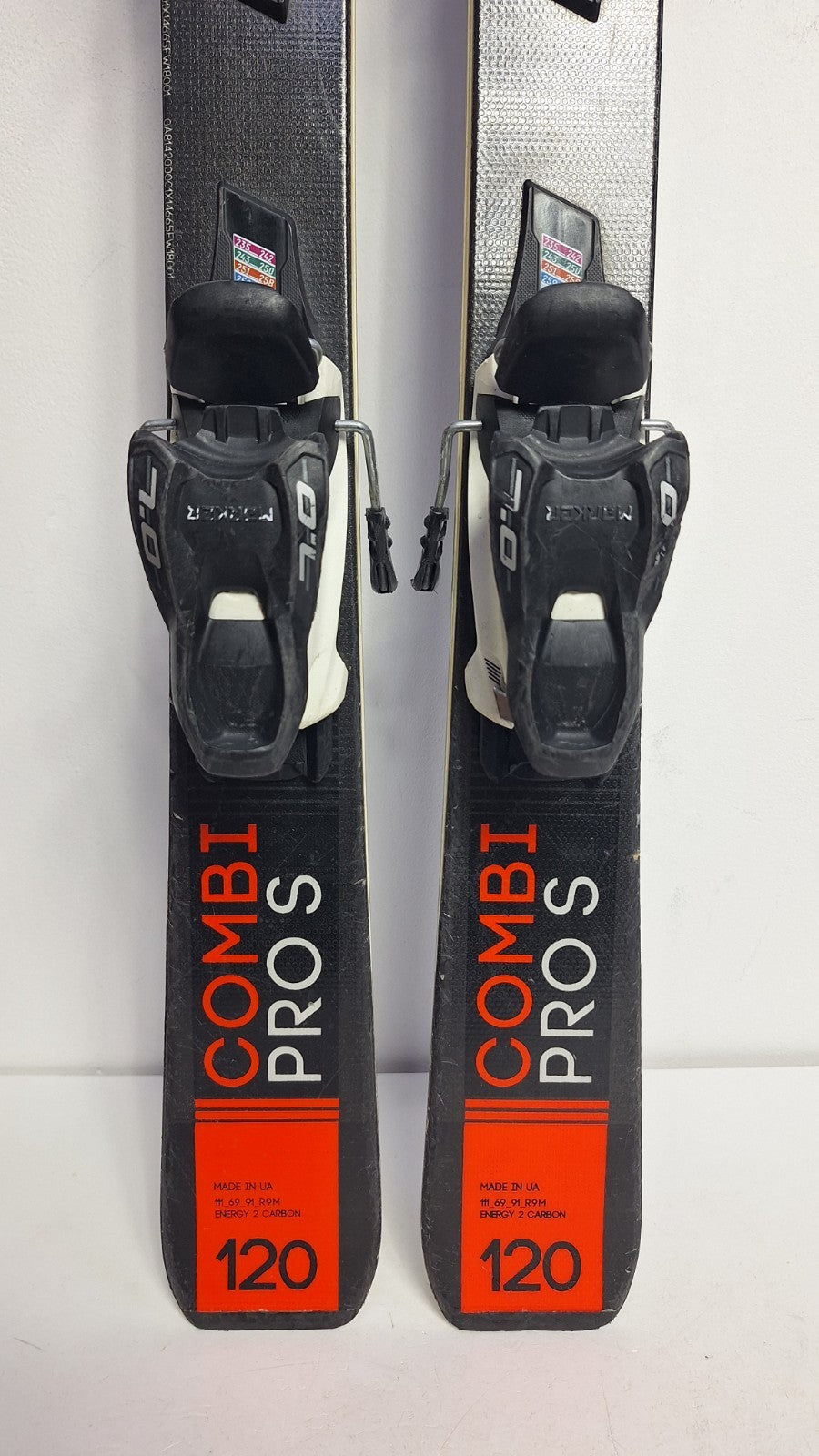 Nordica Combi Pro S 120  120cm Skis + Marker 7  Bindings Winter Sport Snow