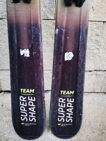 HEAD Supershape Team Easy 147cm  Ski + HEAD 7.5 Bindings  Winter Sport