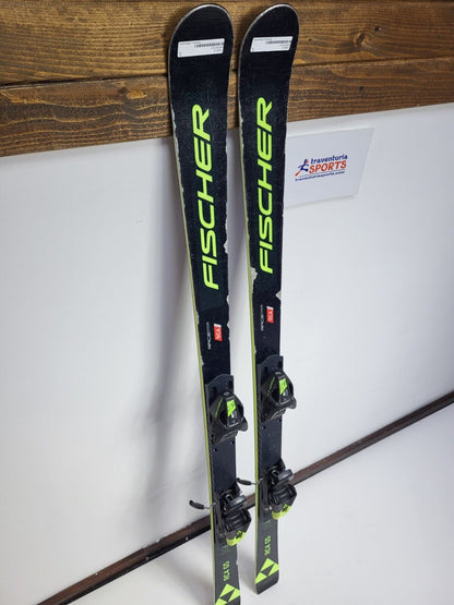 Fischer RC4 GS 153cm Ski + Fischer 9 Bindungen Winter Fun Snow Sport