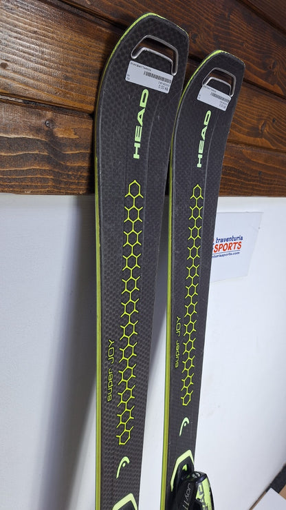 Head Super Joy 153 cm Ski + HEAD 11 Bindings Winter Adventure Winter