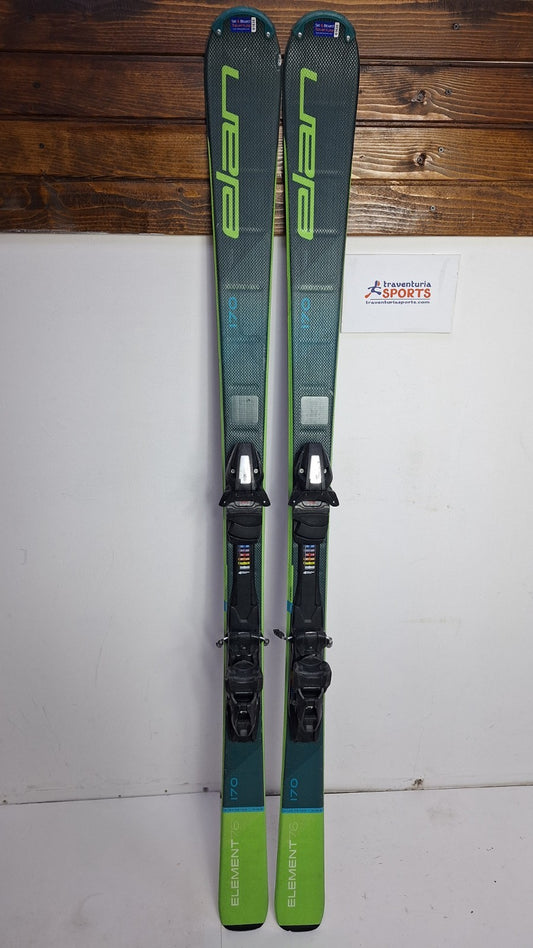 Elan Element 76 170  Ski + Elan ESP 10 Bindings Winter Sport Fun