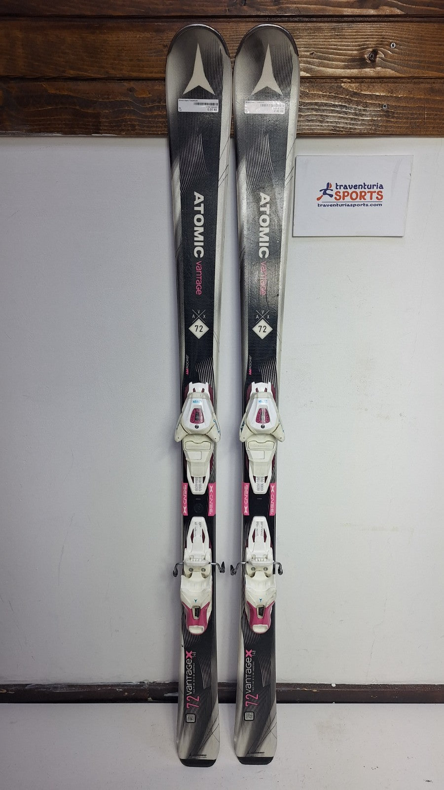Atomic Vantage X72 148 cm Skis + Atomic 10 Bindings Winter Fun Snow