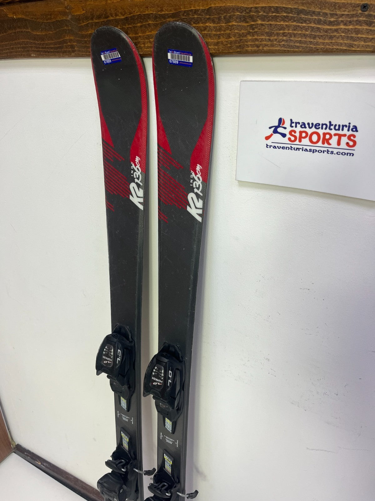 Ski K2 Indy 136cm + fixations Marker 7, sport d’hiver, neige, plaisir et aventure