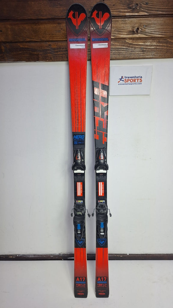 Rossignol Hero Athele GS Pro 158 cm Ski + Look 10 Bindings Winter Snow Sport