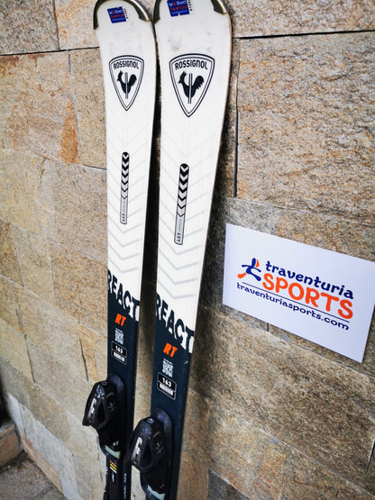 Rossignol REACT RT 163cm  Ski + Elan 10 Bindings Winter Sport Fun