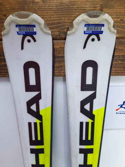 HEAD SupershapeTeam R  SLR 2 147cm  Ski + Tyrolia LRX 9 Bindings Winter Sport