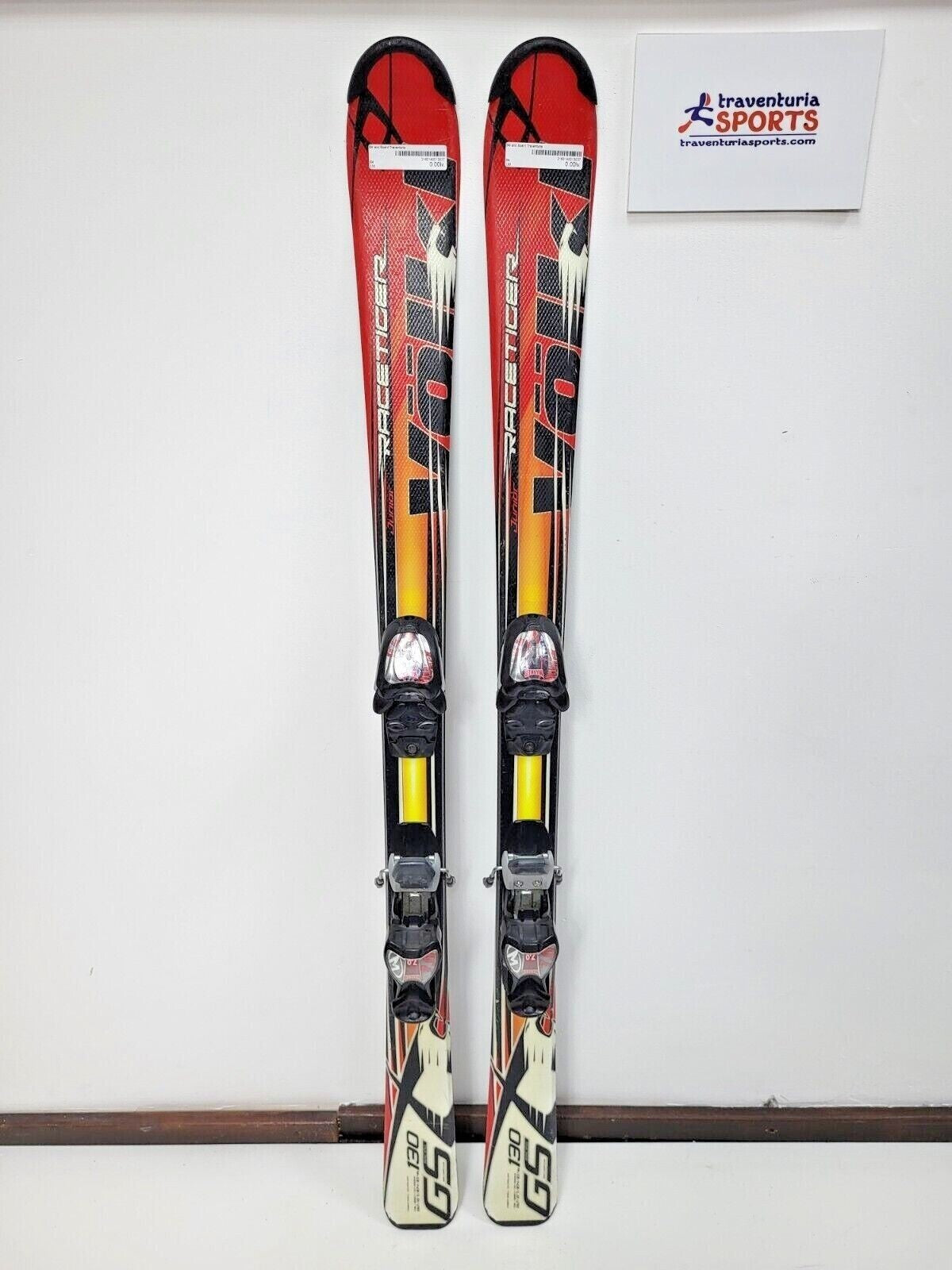 Völkl Racetiger GS R JR 130 cm Ski + Marker 7 Bindungen Wintersport Schneespaß