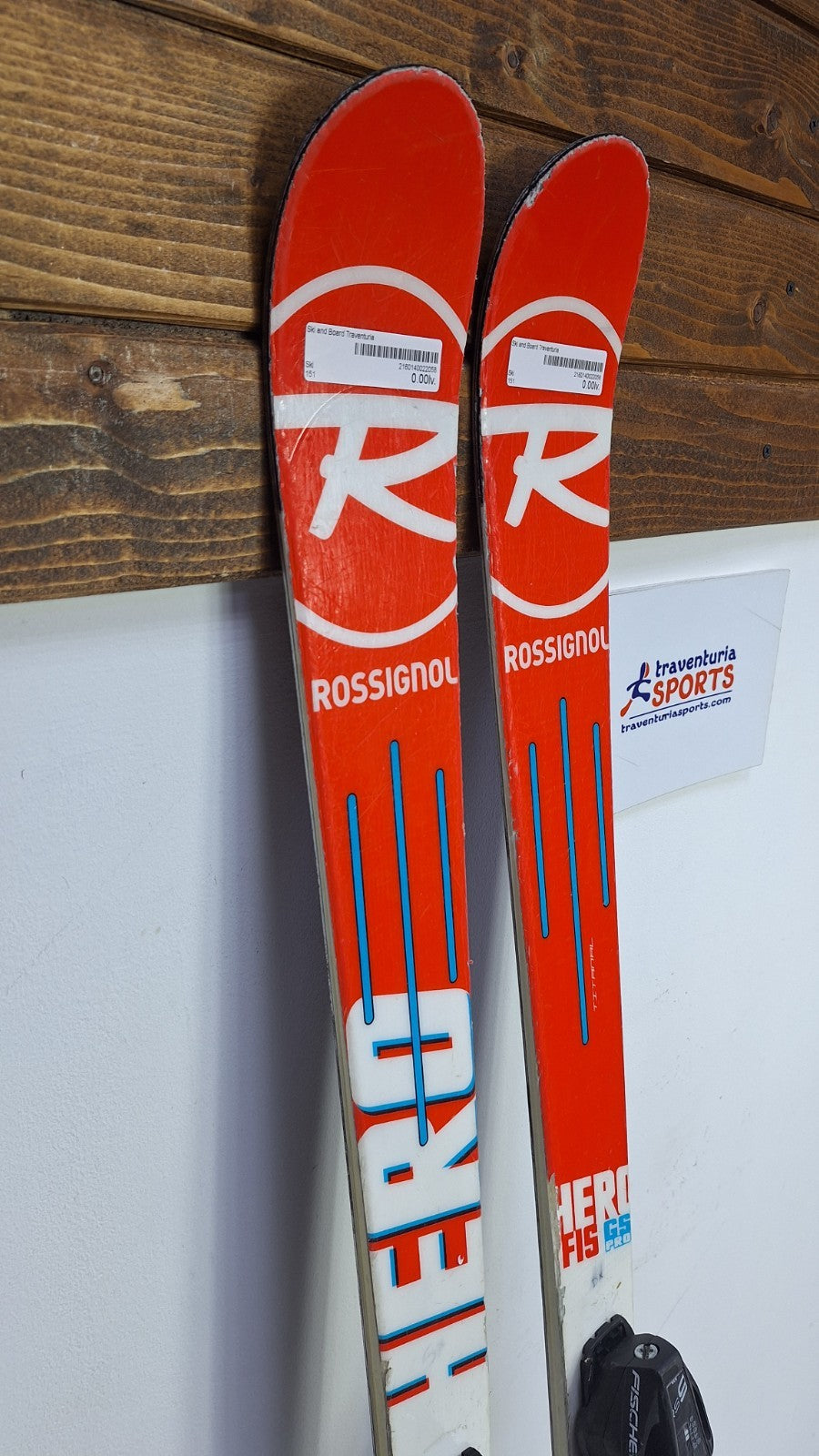 Rossignol Hero FIS GS Pro 151 cm Ski + Fischer RS9 Bindung Winterspaß Schnee