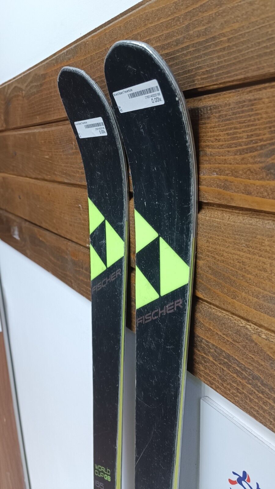 Fischer RC4 WC GS 165cm Ski + Fischer 9 Bindings Winter Fun Snow Sport
