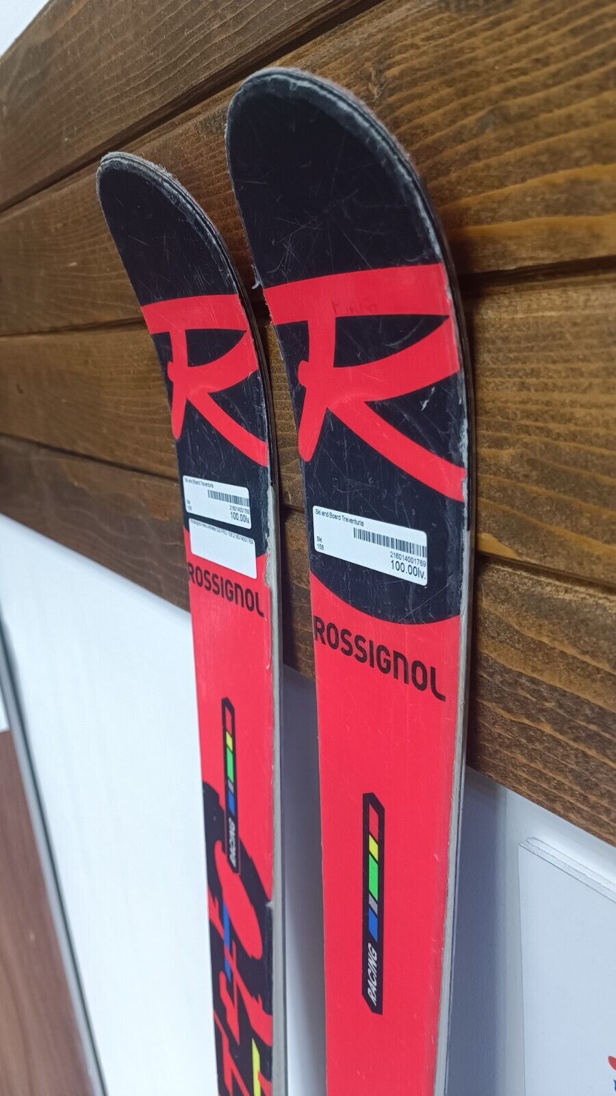 Ski Rossignol Hero Athele GS Pro 158 cm + fixations Tyrolia CRX 9. Plaisirs d’hiver et neige