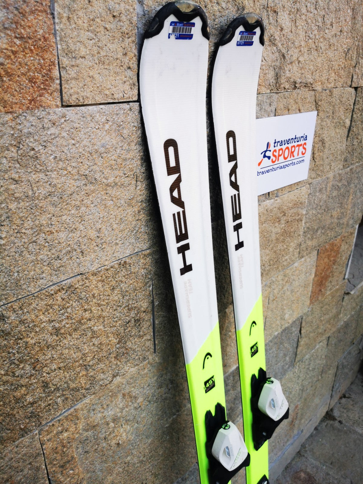 HEAD Supershape Team Easy 147cm  Ski + HEAD 7.5 Bindings  Winter Sport