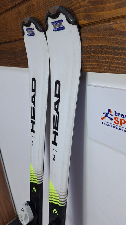 HEAD SupershapeTeam SLR PRO 147cm Ski + HEAD SLR 7.5 Bindungen Wintersport