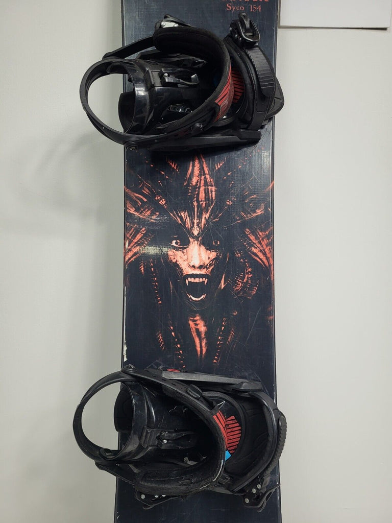 ELAN 154 MATRIX スノーボード Matrix Syco 154 cm Snowboard + Elan Size M Bindings Adventure