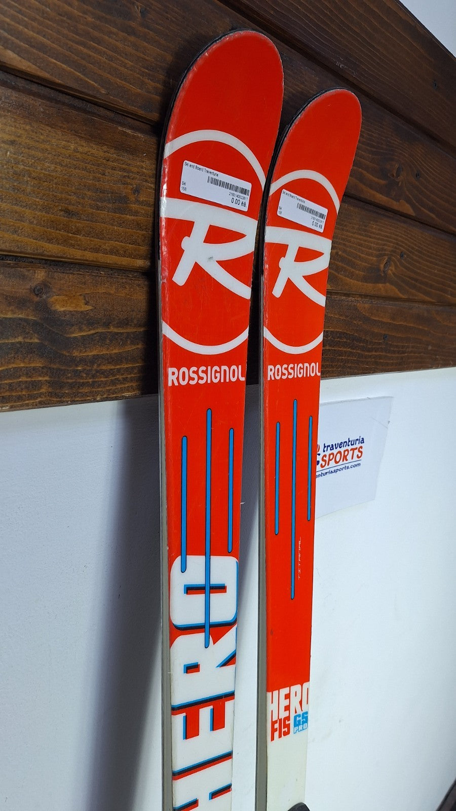 Rossignol Hero FIS GS Pro 158 cm Ski + Rossignol 7 Bindings Winter Sport Snow