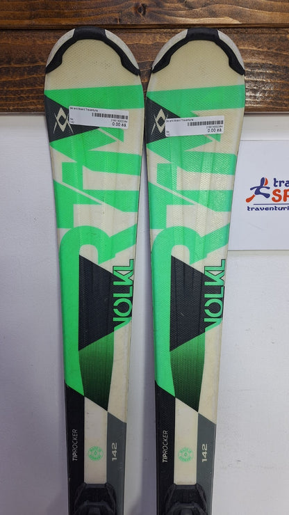 Volkl RTM 142 cm Ski + Marker 10 Bindings Fun Snow Winter Sport Piste