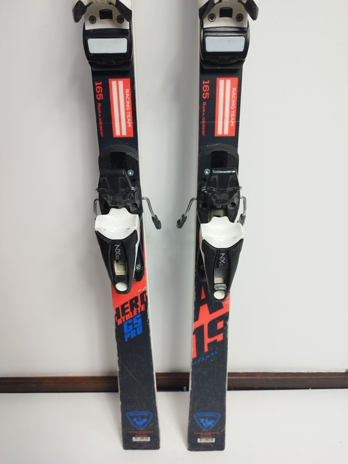 Rossignol Hero FIS GS Pro 165 cm Ski + Look 10 Bindings Winter Fun Snow