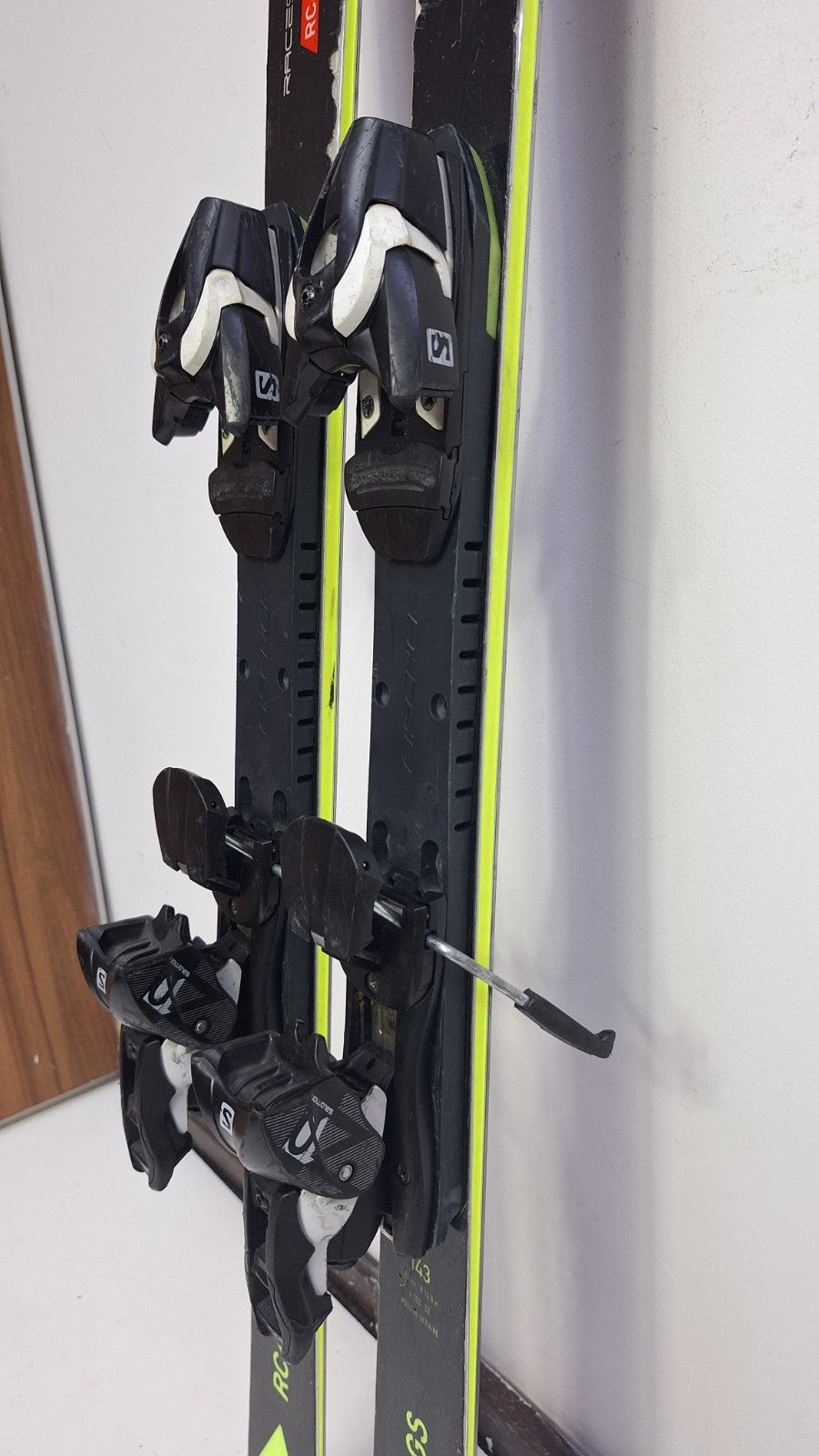 Sci Fischer RC4 GS 143cm + attacchi Salomon 10 Sport Invernali