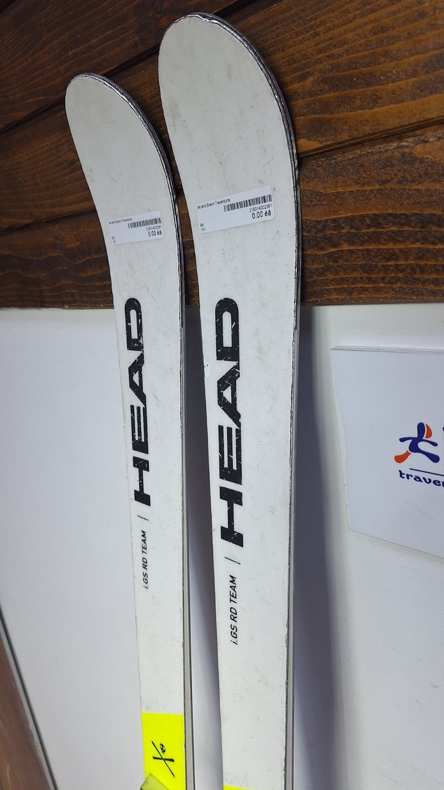 HEAD WC Rebels i.GS RD Team 153 cm Ski + Fischer RC9 Bindungen Wintersport