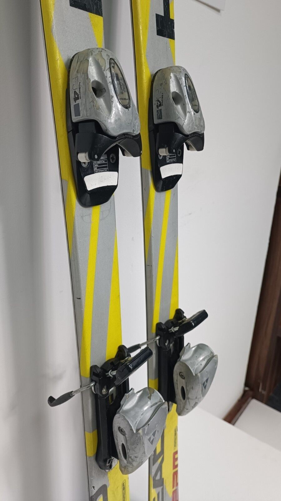 HEAD Team Racer 126 cm Ski + Fischer 4.5 Bindings Winter Sport Snow Outdoor Fun