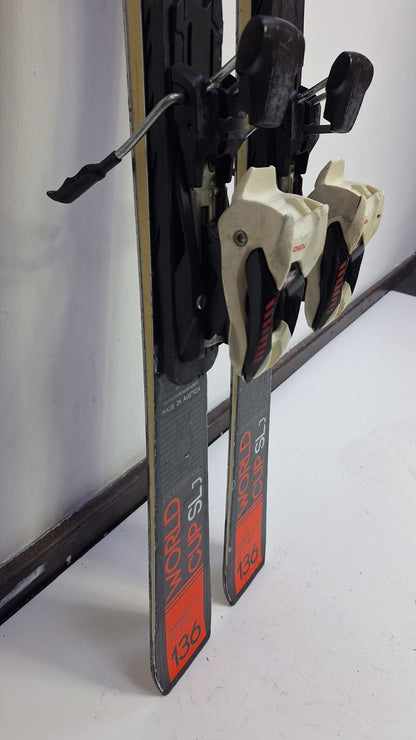 Nordica Dobermann WC SL J 136 cm Ski + Marker 10 Bindings Sport Winter Fun