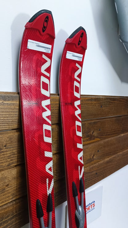 Ski Salomon Equipe 10 2V 188 cm + fixations Salomon 16 Sport d’hiver Aventure