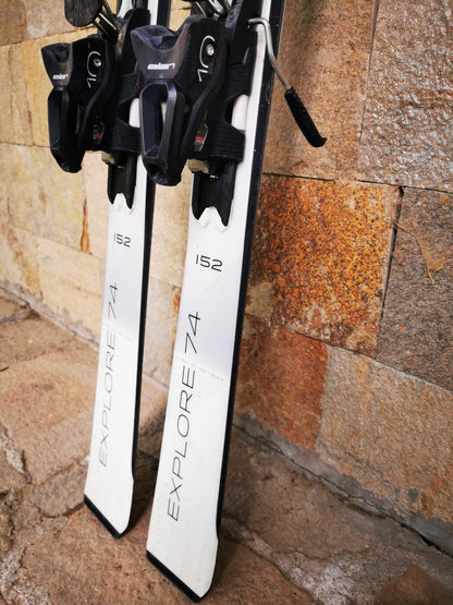 Elan Explore 74 LS 152cm  Ski + Elan 10 Bindings Adventure Winter Sport