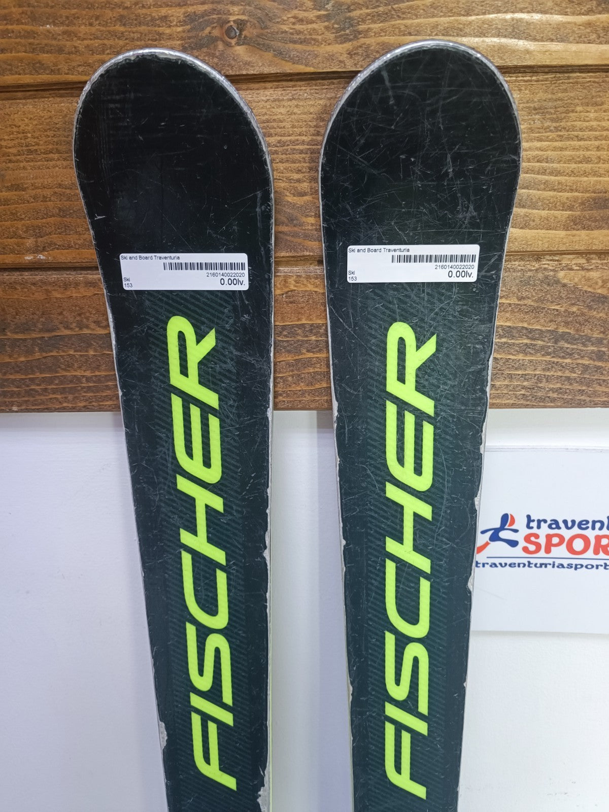Ski Fischer RC4 GS 153 cm + fixations Fischer RS9 Sports d’hiver Plaisir de la neige
