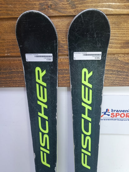 Ski Fischer RC4 GS 153 cm + fixations Fischer RS9 Sports d’hiver Plaisir de la neige