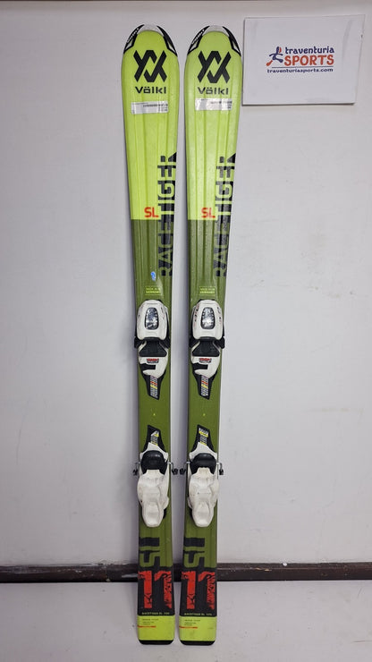 Völkl Racetiger 11 SL 130 cm Ski + Marker 7 Bindung Wintersport Schneespaß