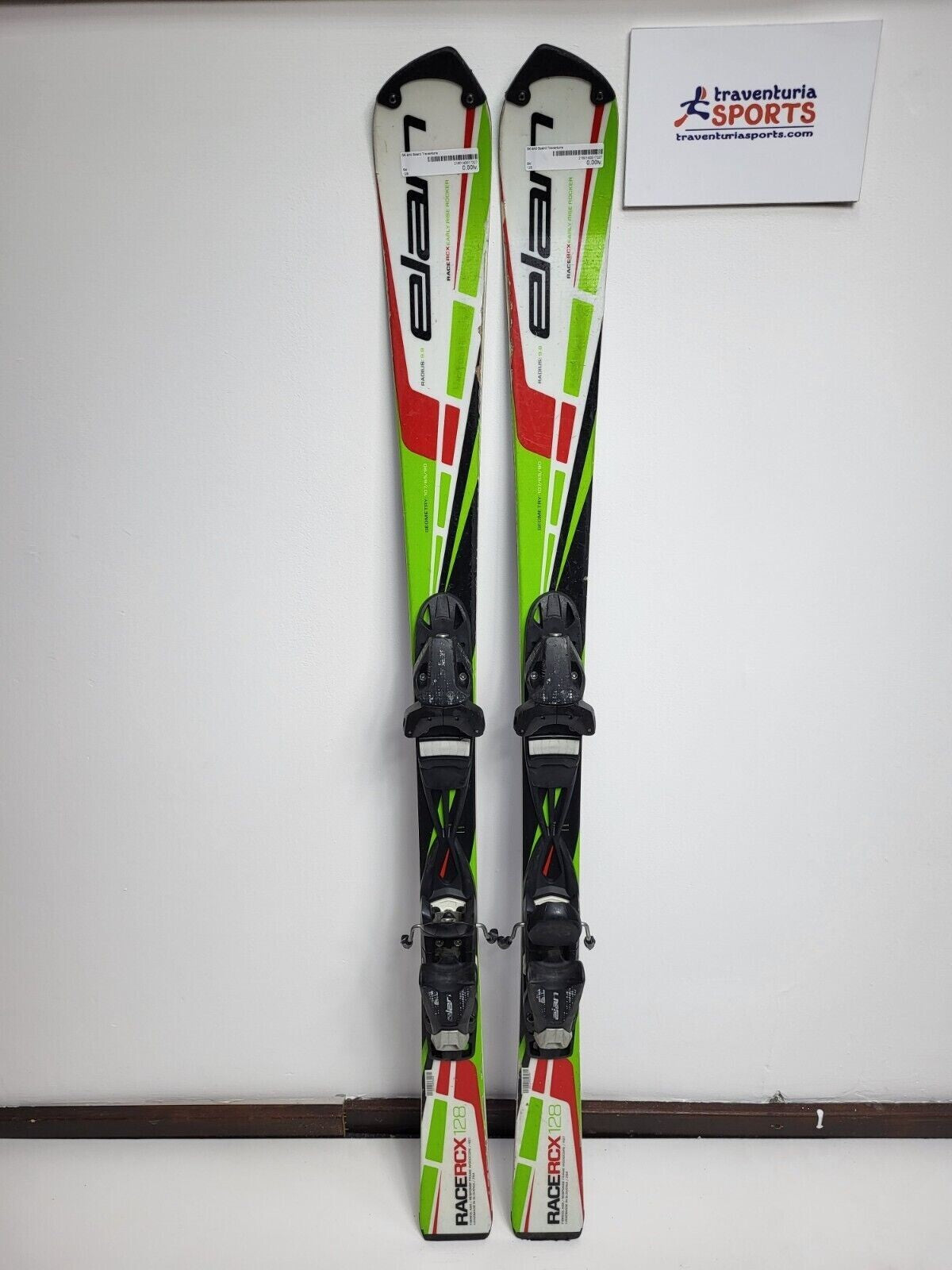 Elan Race RCX 128 cm Ski + Elan 7.5 Bindings Winter Fun Snow Adventure Outdoor