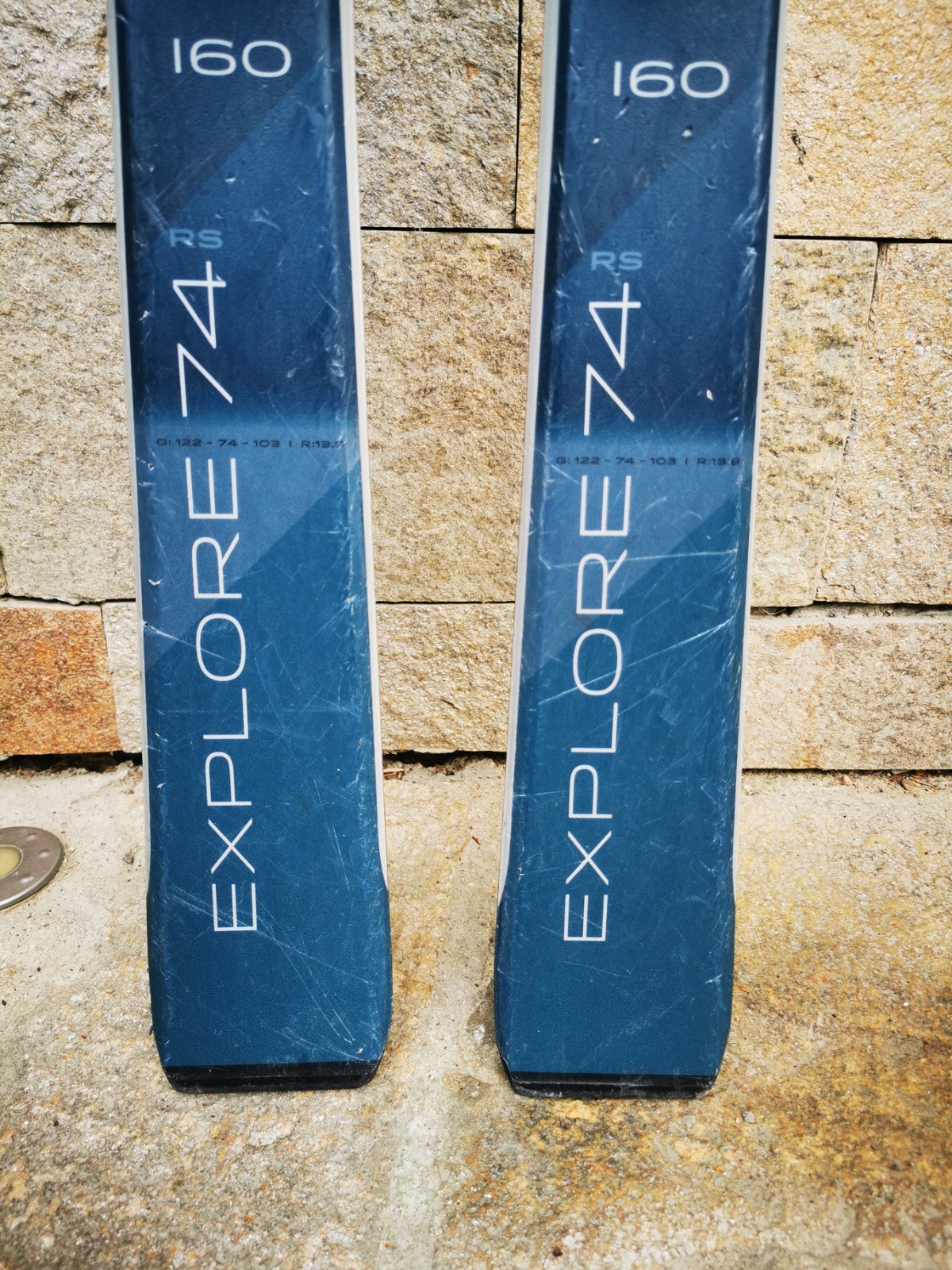 Elan Explore 74 RS LS 160cm  Ski + Elan 10 Bindings Adventure Winter Sport