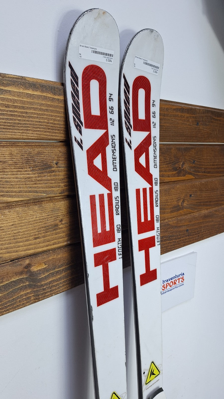 HEAD World Cup i.Speed ​​180cm Ski + Tyrolia SP13 Bindungen Wintersport
