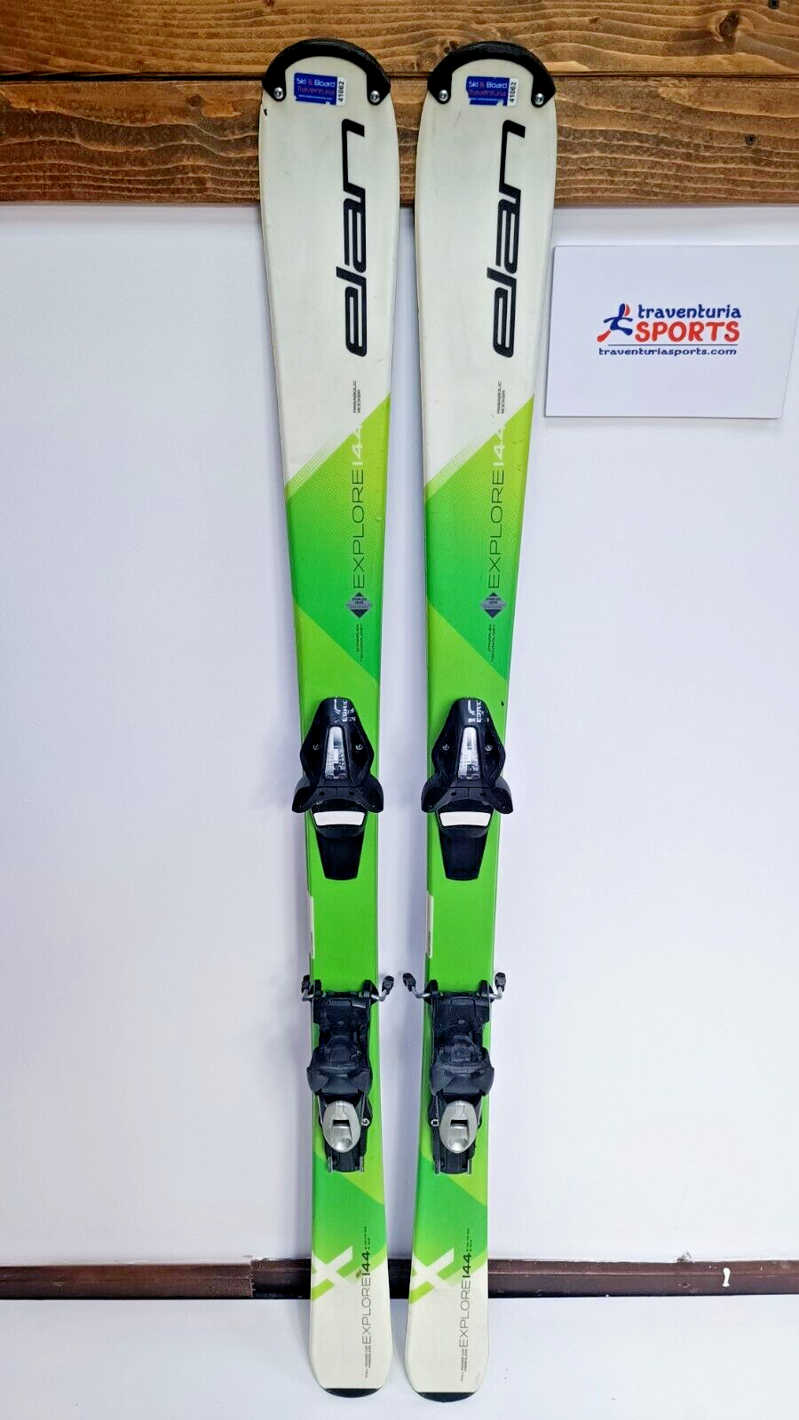 Ski Elan Explore X 144 cm + fixations Elan ESR 10. Sport d’hiver, plein air et neige