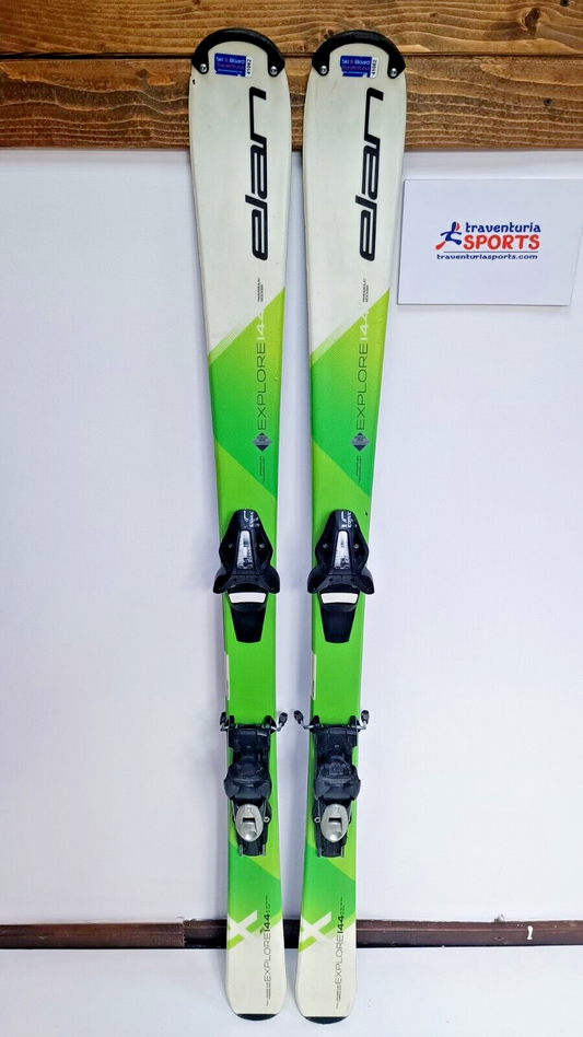 Sci Elan Explore X 144 cm + attacchi Elan ESR 10 Sport invernali Outdoor Neve