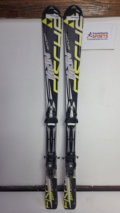 Fischer Viron Sport 140cm Ski + Fischer  10 Bindings Fun Snow Winter Sport