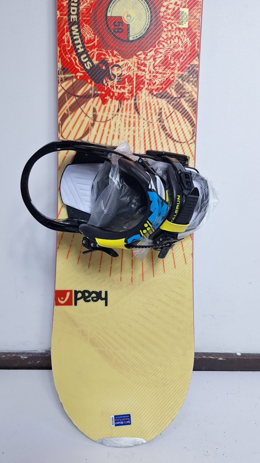 Snowboard HEAD Rocka 4D 159 cm + fixations Talerun L neuves Hiver Sport Plaisir
