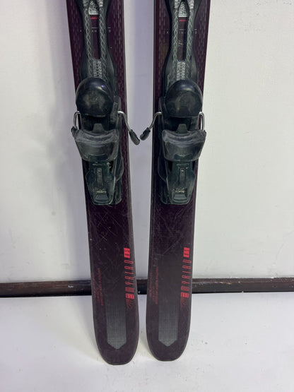 Skis Salomon Myriad 85 169cm + fixations Elan EL 10 Aventure Sport d’hiver