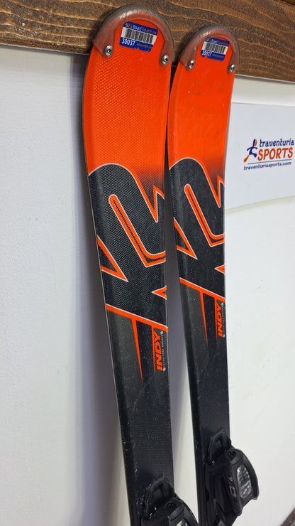 K2 Indy 136cm Ski + Marker 7 Bindings Winter Sport Snow Fun Adventure