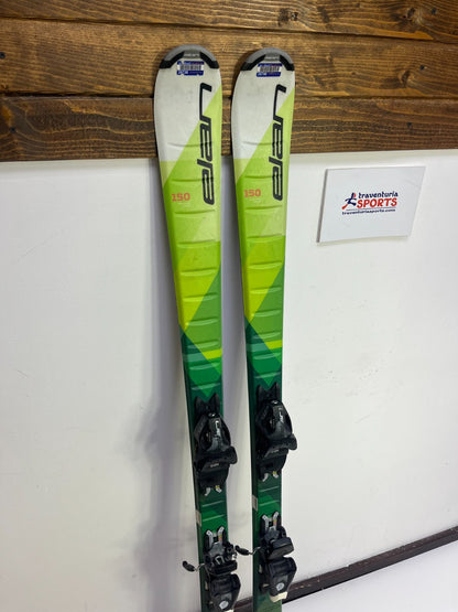 Elan Explore Pro QS 150  Ski + Elan 7.5 Bindings Winter Sport Fun Snow