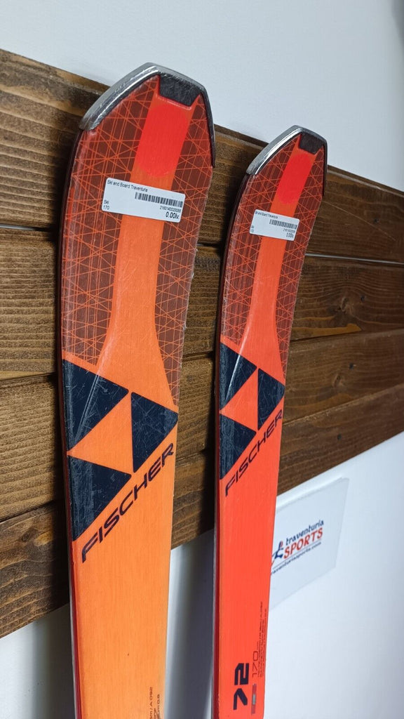 Fischer RC One 72 170cm Ski + Fischer 12 Bindings Winter Fun Snow