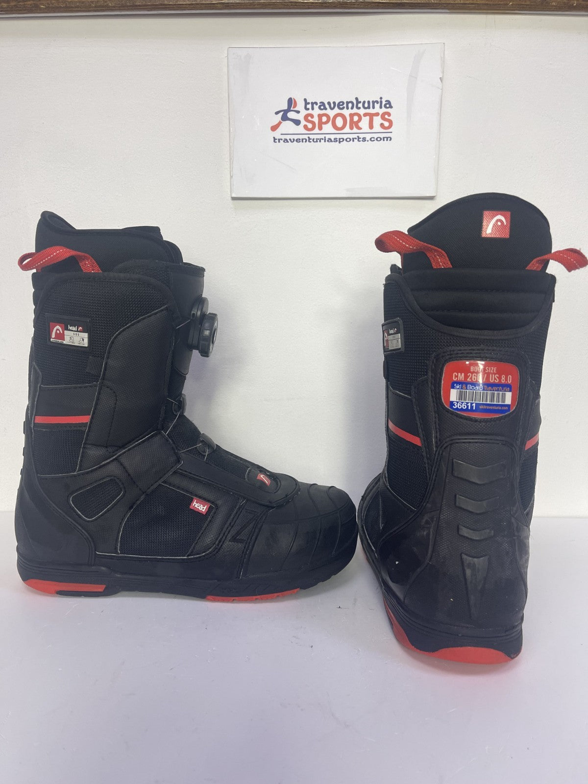 HEAD 500 4D BOA Snowboard Boots (Size US 7.5; EU 40.5; Mondo 260)
