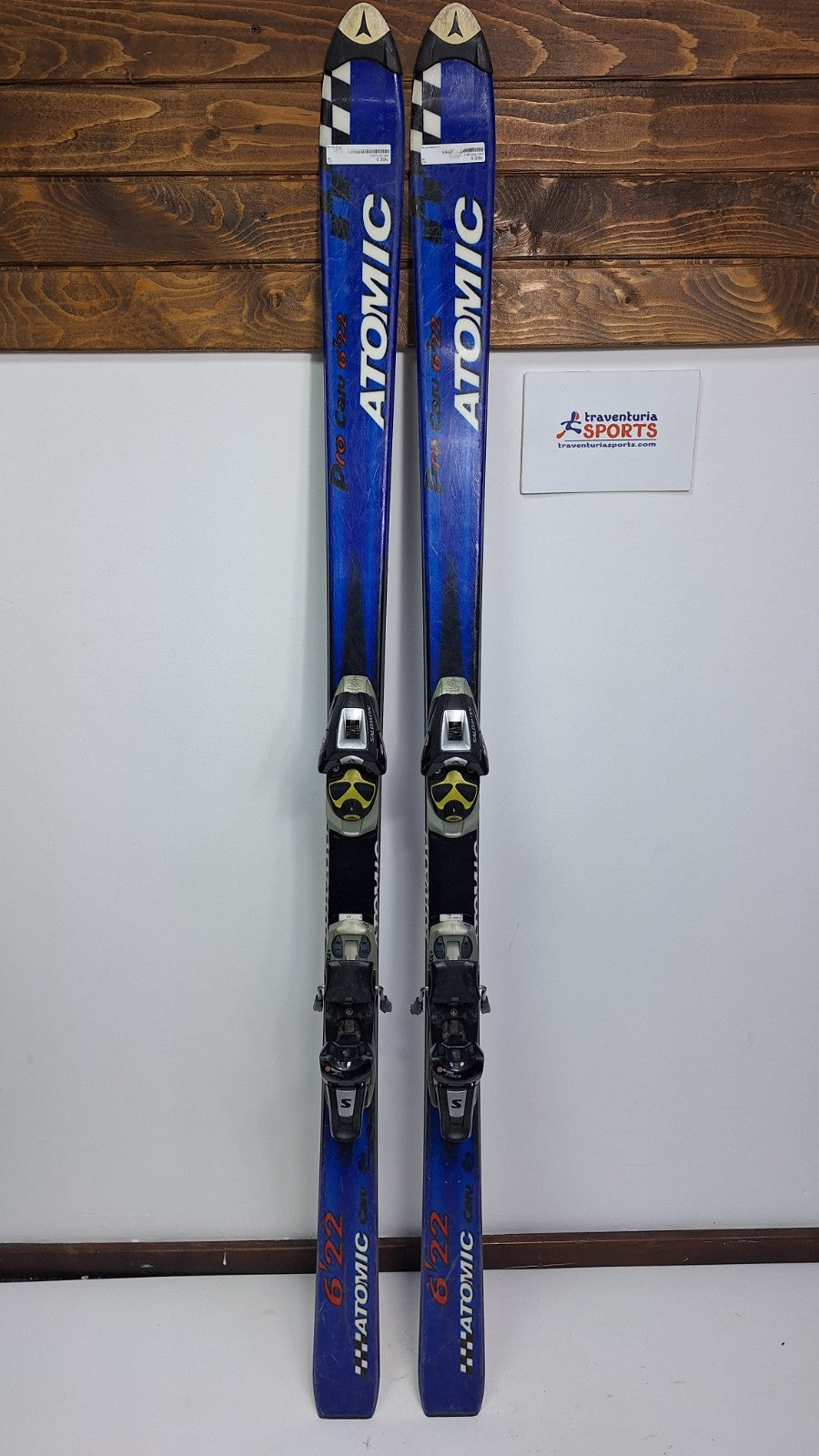 Atomic Pro Carv 6'22 170 cm Ski + Salomon 10 Bindings Winter Snow