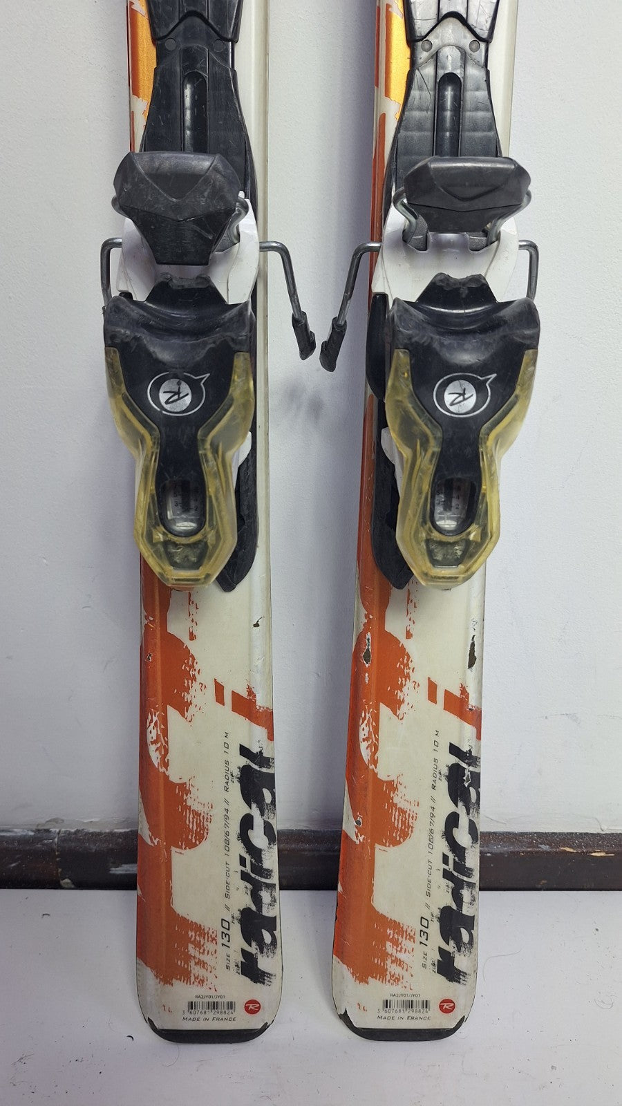 Rossignol Radical 130 cm Ski + Rossignol 7 Bindungen Wintersport Schnee
