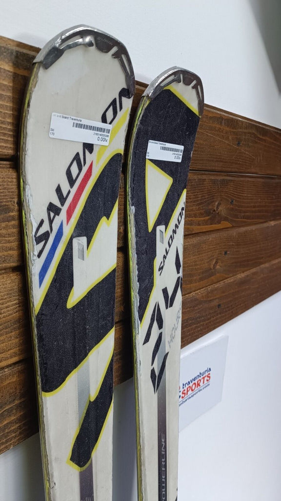 salomon 24 hours max skis Salomon 24 HRS 170 cm Ski + Salomon 12 Bindings Winter Sport Adventure – Traventuria Sports