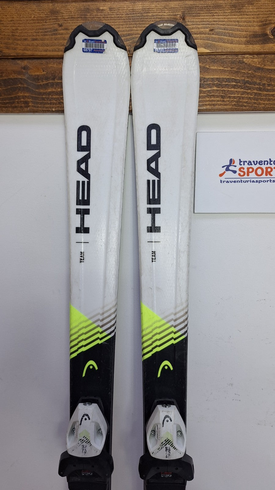 HEAD SupershapeTeam SLR PRO 147cm Ski + HEAD SLR 7.5 Bindungen Wintersport
