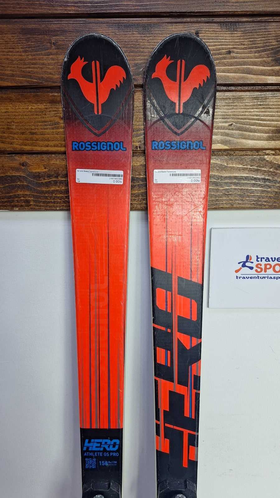 Rossignol Hero Athlete GS Pro 158 cm Ski + Look 10 Bindung Wintersport