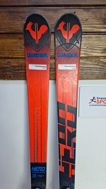 Rossignol Hero Athlete GS Pro 158 cm Ski + Look 10 Bindung Wintersport