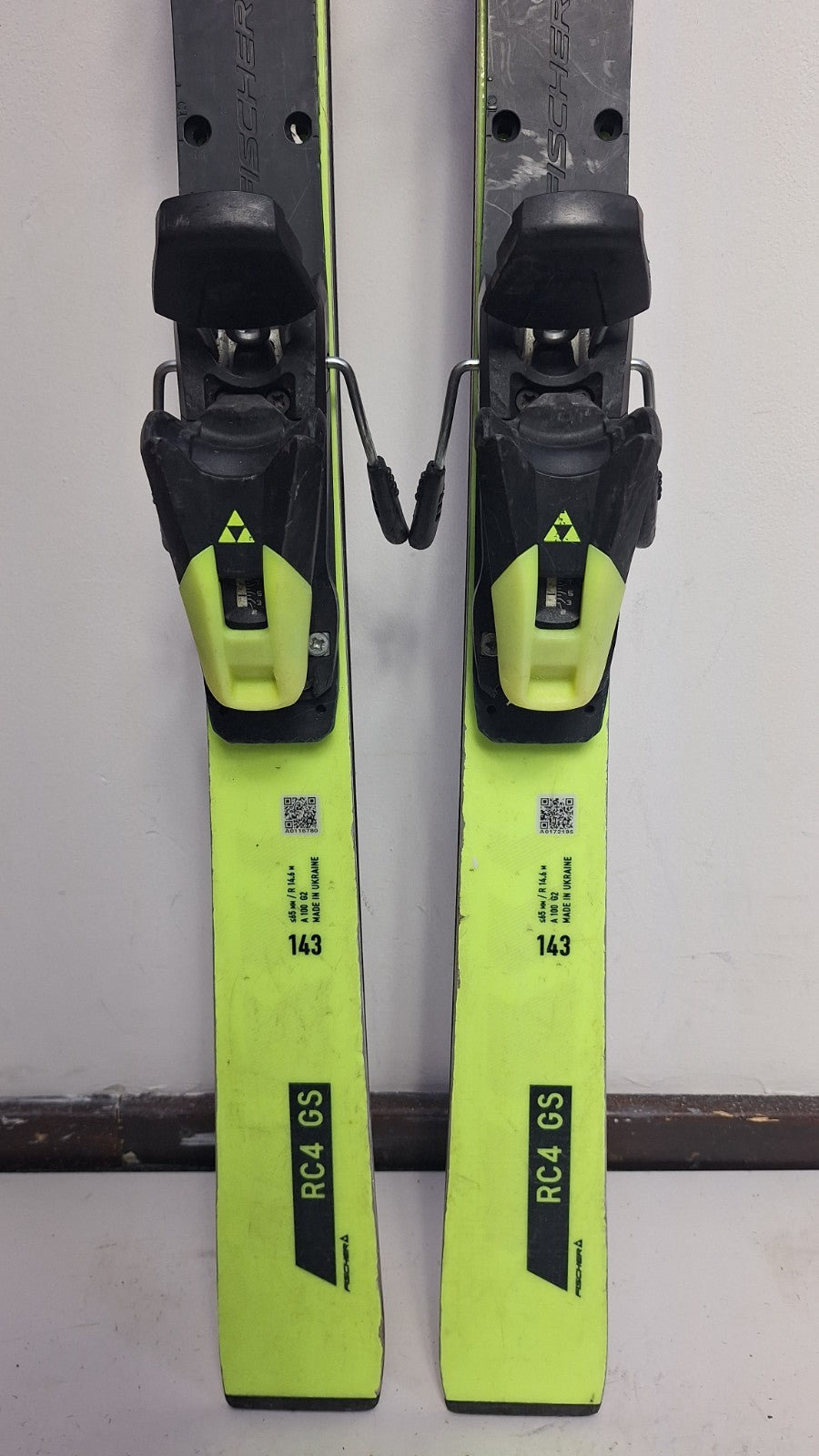 Fischer RC4 GS 143cm Ski + Fischer Z9 Bindings Fun Snow Winter Sport